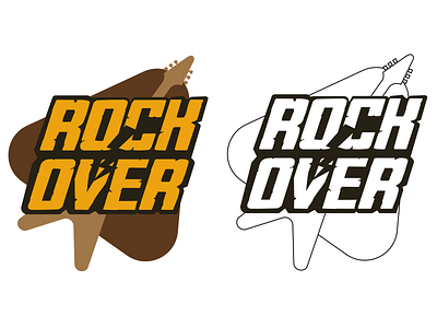 Rock-Over Logo art design illustration illustrator logo typography ui vector