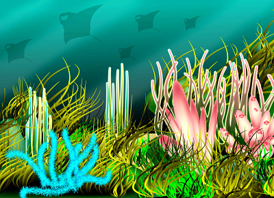 Deep In Ocean illustration