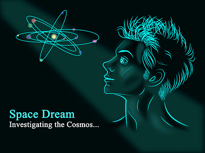 Space Dream design illustration