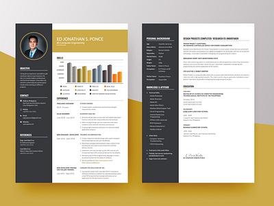 E.Ponce Works Resume Template