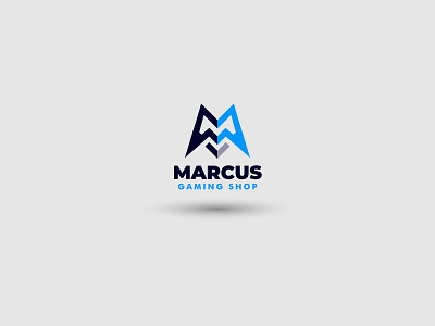 E.Ponce Works Marcus Gaming Logo computer shop gamer gaming logo illustration logo marcus
