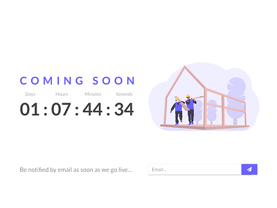 #DailyUI Day 14 - Countdown Timer coming soon coming soon page comingsoon countdown countdown timer countdowntimer dailyui dailyuichallenge design message time timer ui web