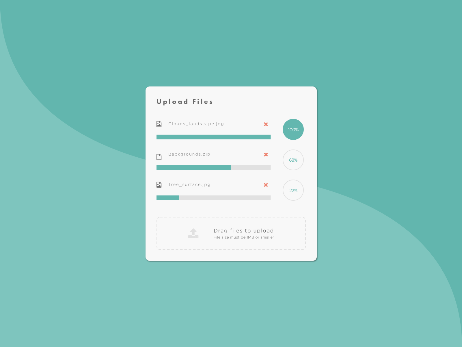 #DailyUI Day 31 - File Upload by Jonathan on Dribbble