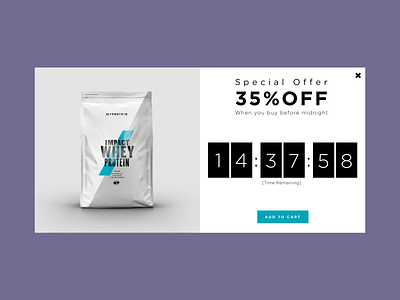 #DailyUI Day 36 - Special Offer