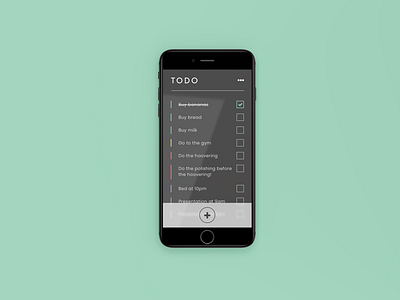 #DailyUI Day 42 - Todo List