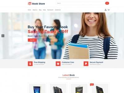 Book Store WordPress Theme book shop book store ebook ebook store online store wordpress theme