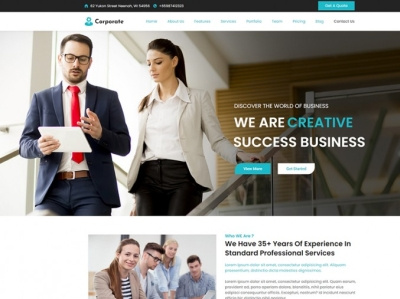 Corporate Agency WordPress Theme consultancy consulting corporate corporate services wordpress theme