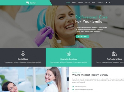 Dental Clinic and Medical Dentist WordPress Theme