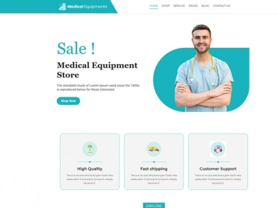 Medical Equipment WordPress Theme medical medical equipment online medical wordpress theme