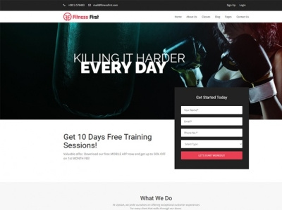 Best Fitness and gym WordPress theme fitness fitness center gym wordpress theme