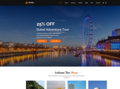 Travel Consultant WordPress Theme travel travel agency travel agent travel consutancy wordpress theme