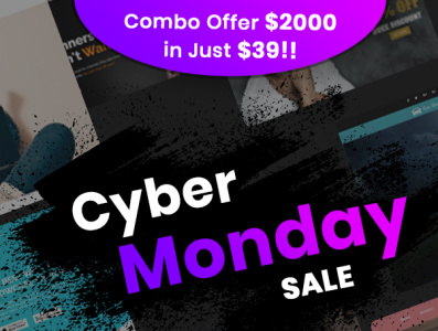 Cyber Monday Deal 98% off - Top 50 html templates cyber monday html templates templates