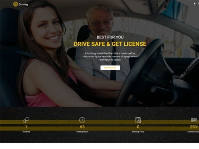 Driving School WordPress Theme driving school wordpress theme