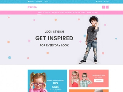 Baby Shop and Kids store WordPress Theme