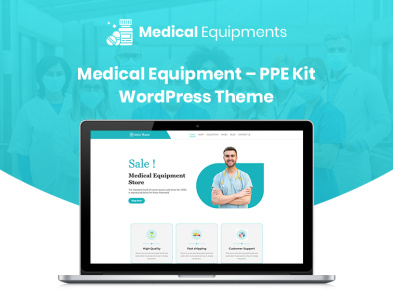 Medical equipment WordPress theme medical medical equipment wordpress theme