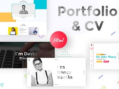 Portfolio Responsive HTML 5 Template business html html templates portfolio resume cv resume design templates website template