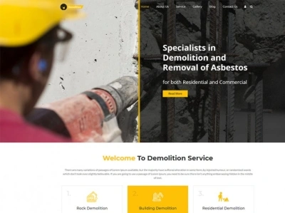 Construction WordPress Theme building construction construction company wordpress theme work