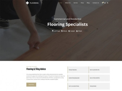 Floring Wordpress Theme flooring home decor interaction design interior design tiles tiles store wordpress theme