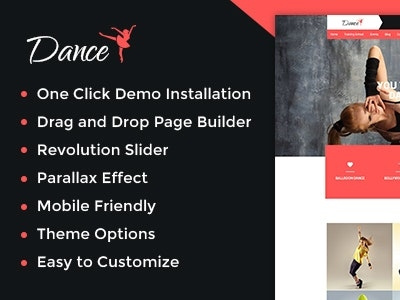 Dance Academy WordPress Theme