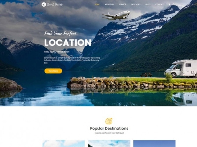 Tours And Travel WordPress Theme html templates online store themes travel travel agency wordpress wordpress theme