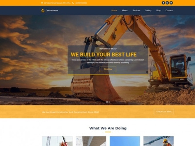 Construction WordPress Theme