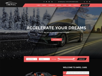 Automotive Car Dealer WordPress Theme automobile car dealer wordpress theme