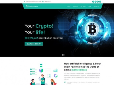 Cryptocurrency WordPress Theme