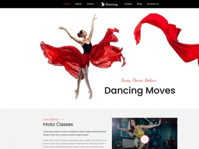 Dance Academy WordPress Theme dance dance classes dance studio wordpress theme