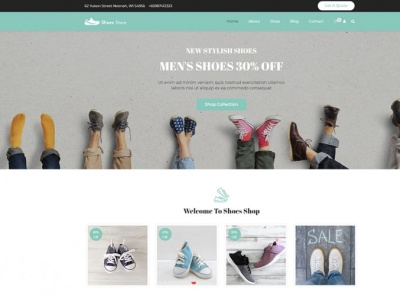 Shoes Store WordPress Theme shoes shops shoes store wordpress theme