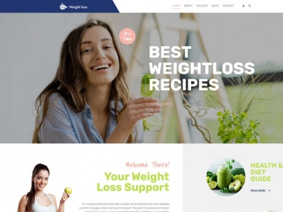 Weight Loss Blog WordPress Theme