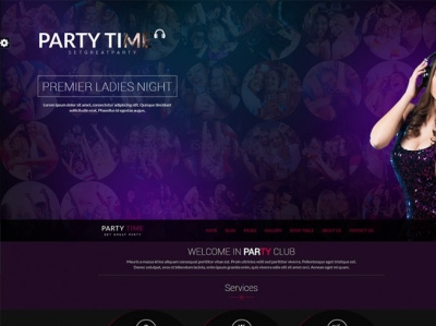 Night Club Html Website Template bar casion html template night club night club flyer