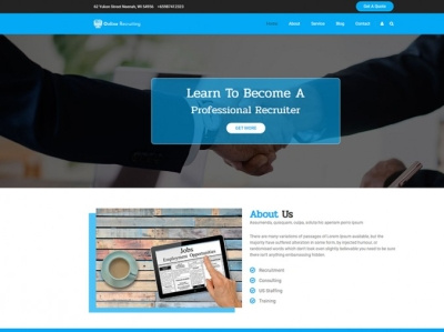 Recruitment Agency WordPress Theme job board job portal jobs online store recruiter recruiting recruitment wordpress theme