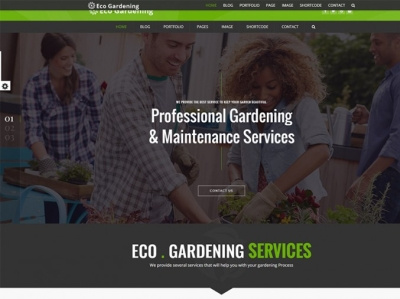 Garden Care HTML Website Template garden care garden shop garden store gardening wordpress theme