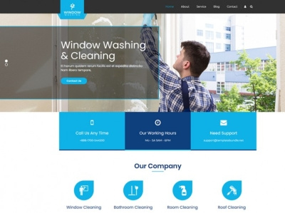 Window Cleaning WordPress Themes