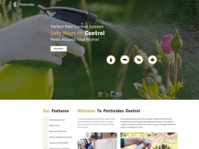 Pest Control WordPress Theme past control past control services wordpress theme