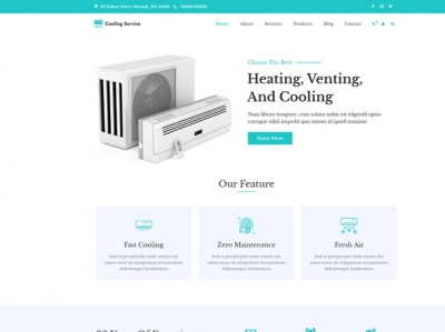 HVAC WordPress Theme air conditioning hvac services wordpress theme