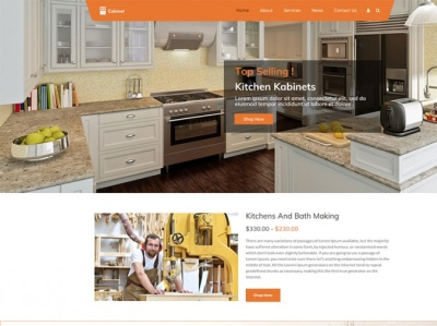 Kitchen Cabinet WordPress Theme kitchen kitchen appliances kitchen cabinet wordpress wordpress theme