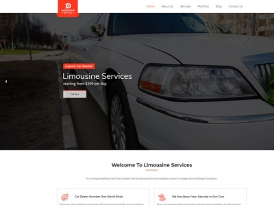 Limousine Services WordPress Theme limo limousine wordpress theme