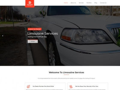 Limousine Services WordPress Theme