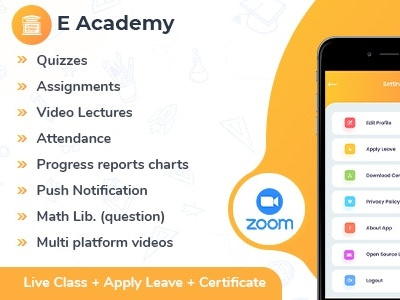 E-Learning Android Application education online app online education