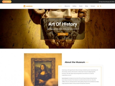 Art Gallery WordPress Theme art art centre art gallery art store artist artist shop painting painting shop wordpress theme