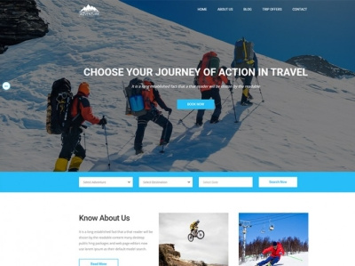 Travel Agency HTML Website Template