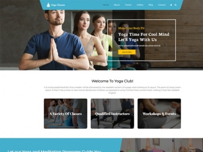 Yoga WordPress Theme