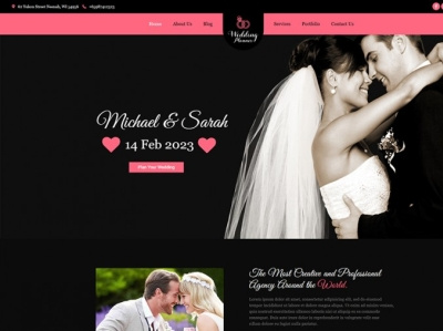 Wedding Planner WordPress Theme wedding planner wordpress theme