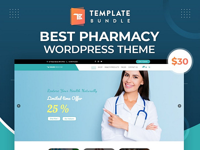 Pharmacy WordPress theme health hospital medical medical theme pharmacy wordpress theme wordpress theme