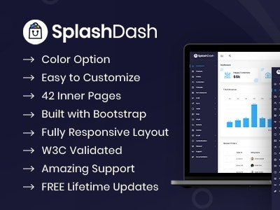 SplashDash – Admin Dashboard Html Template