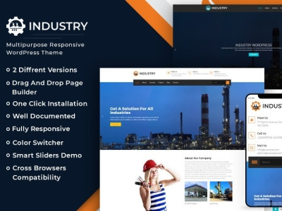 Industry WordPress theme corporate industrial industry industry wordpress theme online store wordpress theme