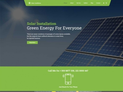 Solar Energy WordPress Themes