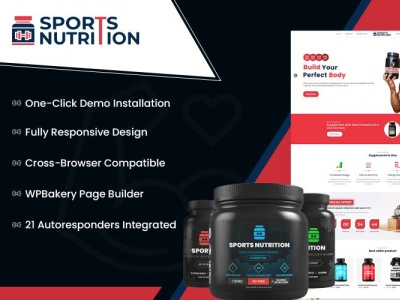 Sports Nutrition Store - Multipurpose WooCommerce Theme nutrition online store sports wordpress theme