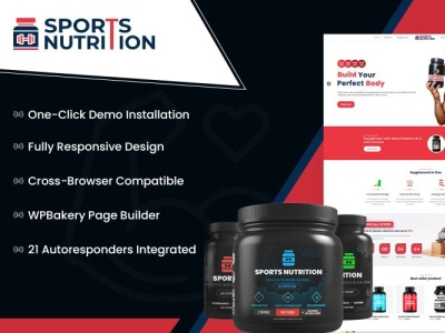 Sports Nutrition Store - Multipurpose WooCommerce Theme